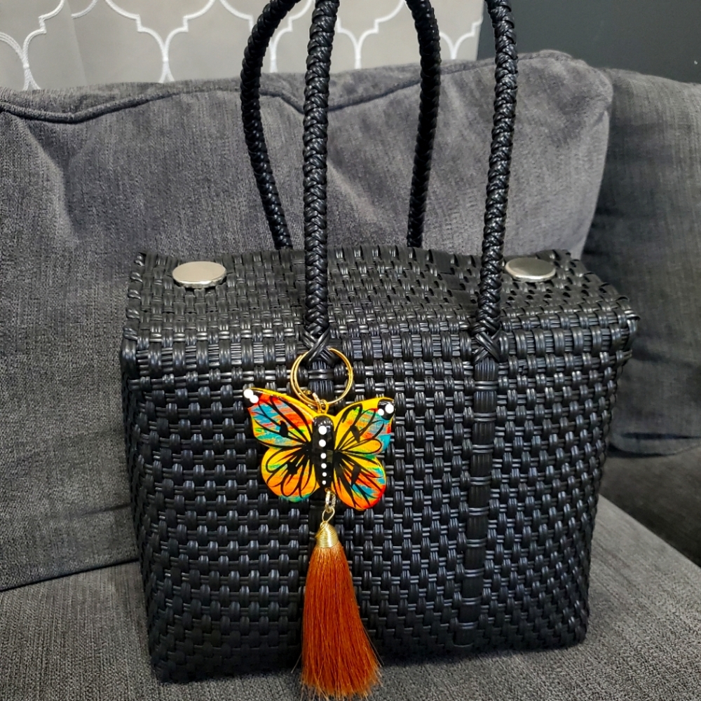 Handmade woven purse